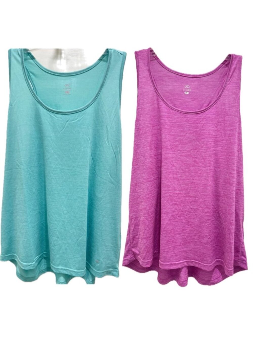 Legend Bundle LOT Women XL pink green workout athletic racerback tank shirts NWT
